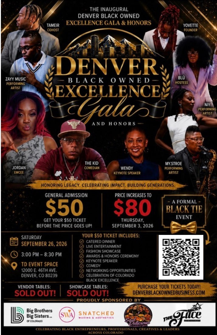 Denver Black Owned Excellence Gala and Honors