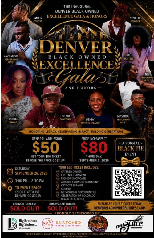 Denver Black Owned Excellence Gala and Honors