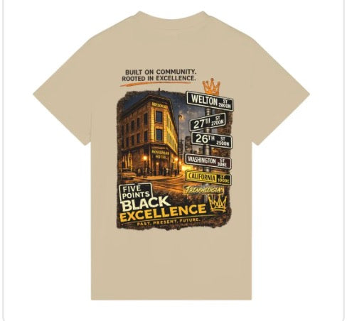 Five points Black excellence T-shirt