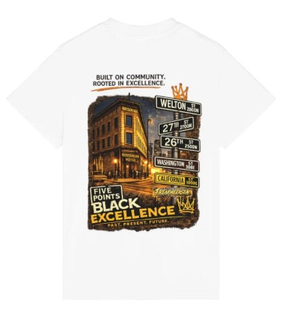 Five points Black excellence T-shirt
